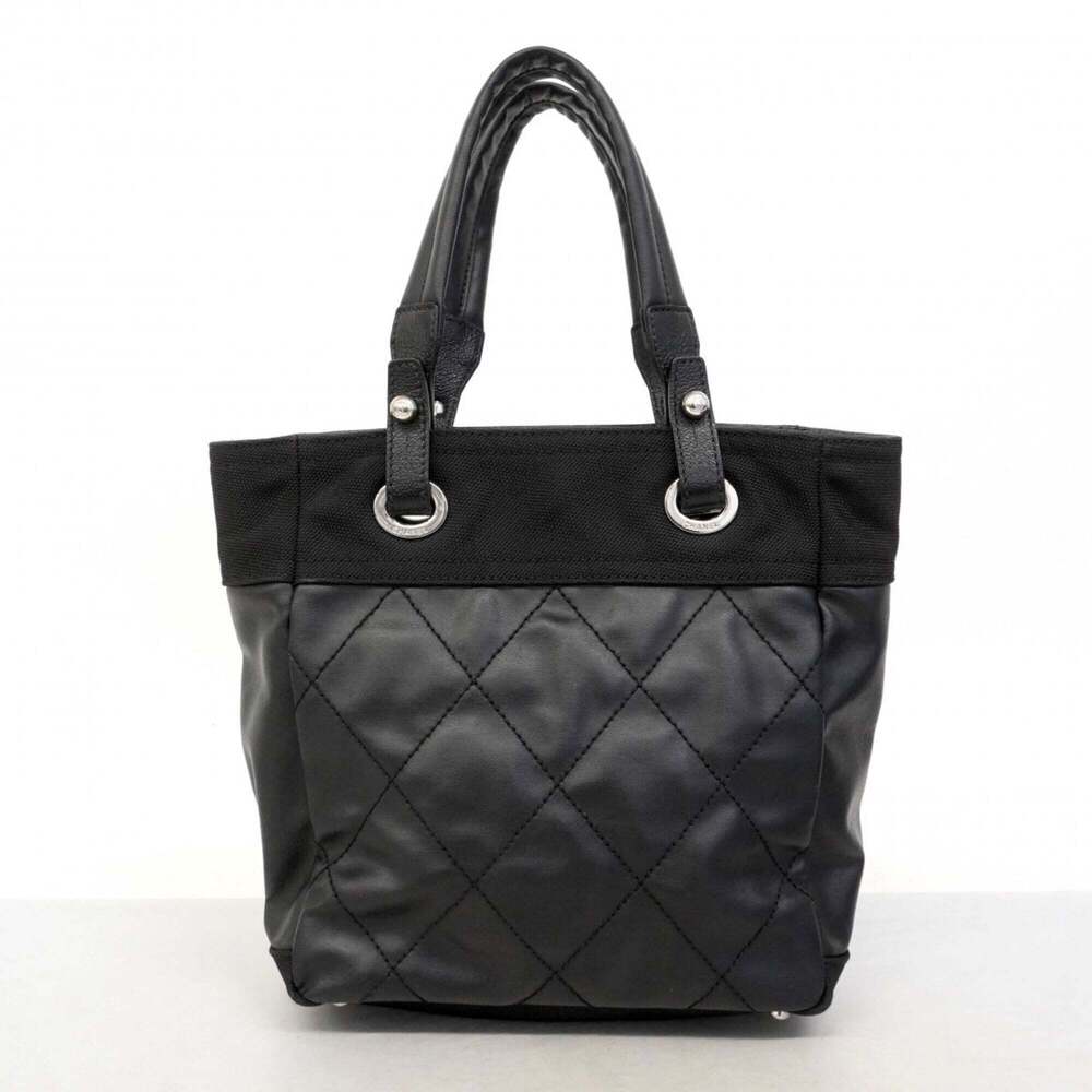 CHANEL Black Canvas Tote Bag - Picture 10 of 10